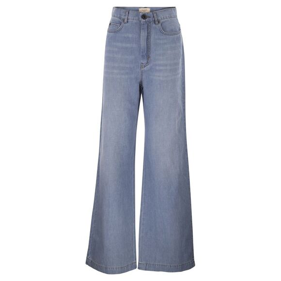 WEEKEND MAXMARA Denim - Weekend Maxmara Women Wkdlatino - Cotton And Linen Denim Jeans